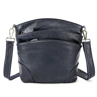 Genuine Cowhide Bucket Bag, Middle-Aged Mom Style, Single Strap - 13