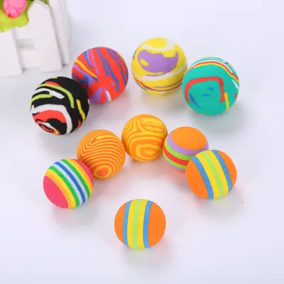 Foam Cat Ball Set, Multicolor Cat and Dog Toy