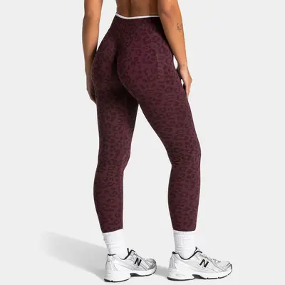Hip-Lifting Yoga Pants with Tummy Control and Leopard Print Fitness Leggings - 10