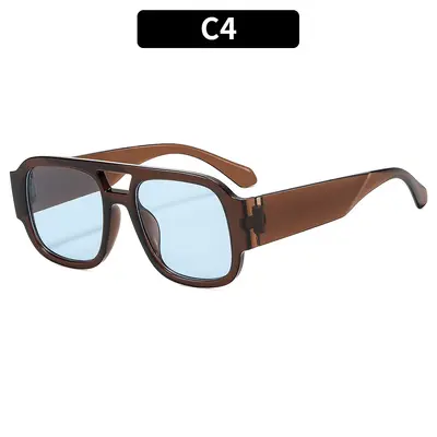 Men's and Women's Classic Double-Bridge Sunglasses, UV Protection, Driving - 9