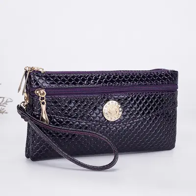 Daiouya New Crossbody Clutch Korean Style Women's Dual-Use Small Bag Double Zip Multi-Functional Women's Phone Bag - 8