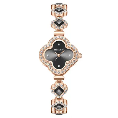 Live streaming hot-selling fashion four-leaf clover bracelet quartz watch emerald women's watch women's watch manufacturer wholesale - 12