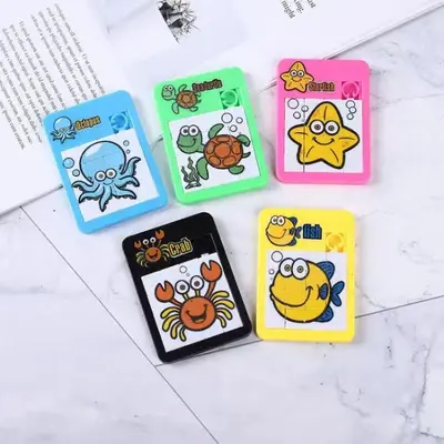 Cartoon Mobile Puzzle, Plastic DIY Airplane for Kids - 7