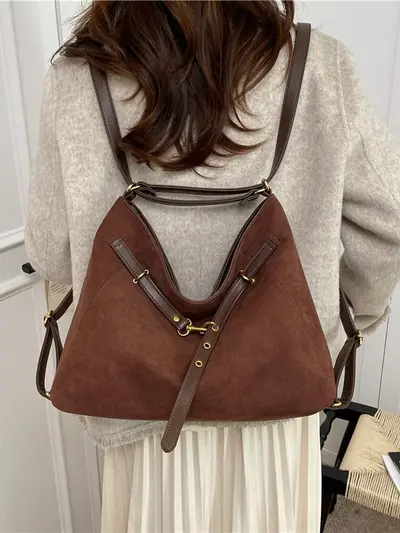 Women's Tote Bag, Large Capacity, Shoulder and Crossbody Strap - 6