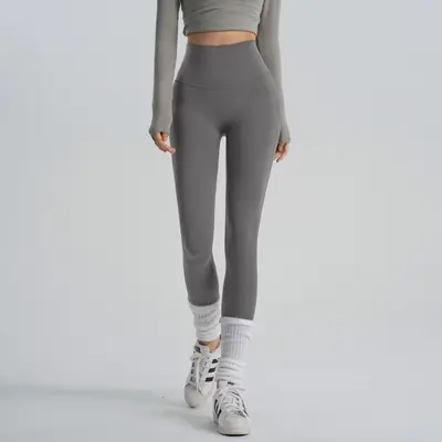Yoga-Leggings mit Bauchstraffung, schnelltrocknend, nahtlos - 11