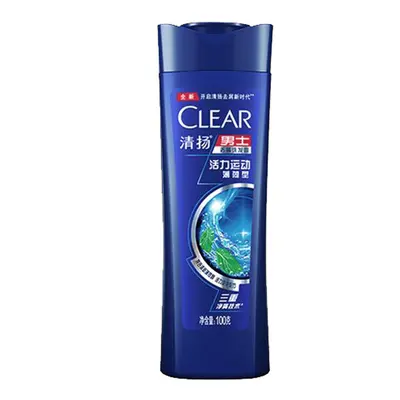 Clear Men's Anti-Dandruff Shampoo, Sport Mint Type, 100ml - 5