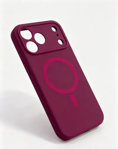 Flüssigsilikon-Magnethülle für iPhone 18 Pro Max, stoßfest - 7