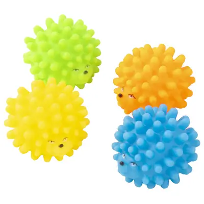 Rubber Squeaky Dog Toy for Small to Medium Dogs, Durable, Teeth Cleaning - 5