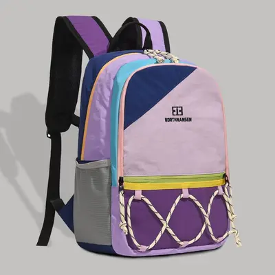 Lightweight Women's Outdoor Hiking Backpack, Large Capacity, Color-Block - 1