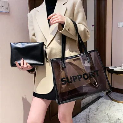 Transparente Jelly-Tote-Bag - 4
