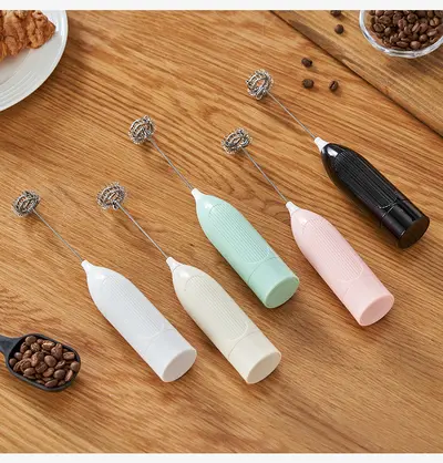 迷你电动打蛋器奶泡器 咖啡打泡器家用烘焙工具手持式搅拌器 - 8