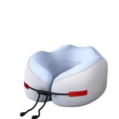 Memory foam U-şekil boyun yastığı, seyahat ve uçak için