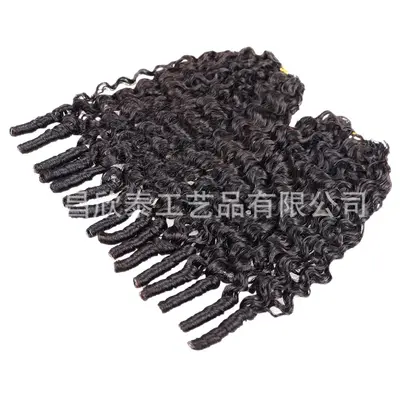 Feather Crochet Hair Extensions, Burmese Curly, zum Häkeln