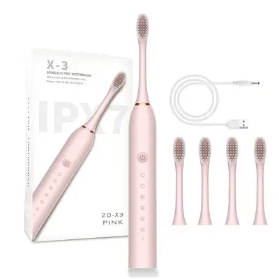 Adult Electric Toothbrush Gift Set, Soft Bristles, Rechargeable - 8
