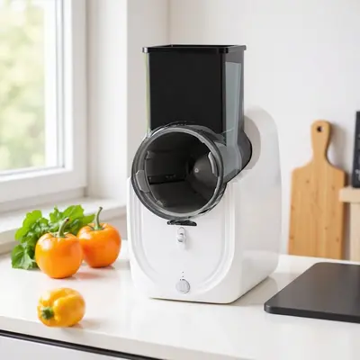 Electric vegetable cutter, 8-second quick cut, detachable