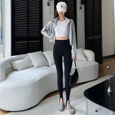 Hochtailliert bauchformende Haifisch-Leggings, dünne Sommerform - 6