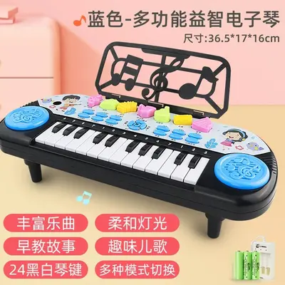 Playable electronic keyboard toy, 1-3-6 years, beginner level - 10