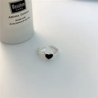 Smaragd-Ring, minimalistisches Design, japanischer Stil - 13
