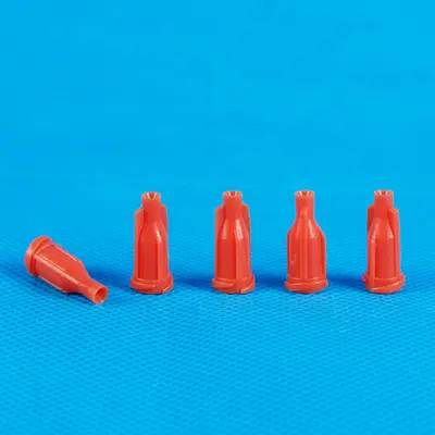 Dispensing Syringe Screw Cap, PP Plastic, Disposable, Straight Mouth - 11
