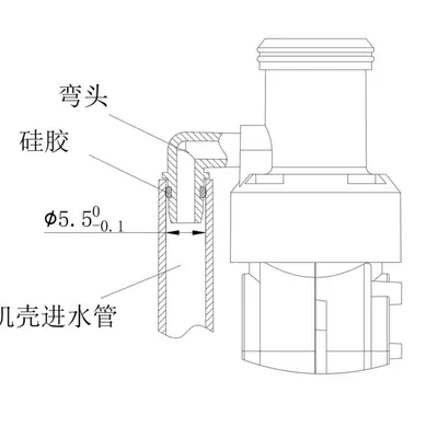 第八代冲牙器水泵机芯电动便携式洗牙器喷水泵水牙线机芯活塞配件