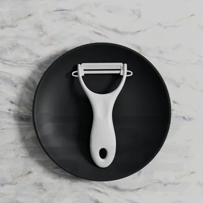 Ceramic Vegetable Peeler, Kitchen Fruit Tool - 3