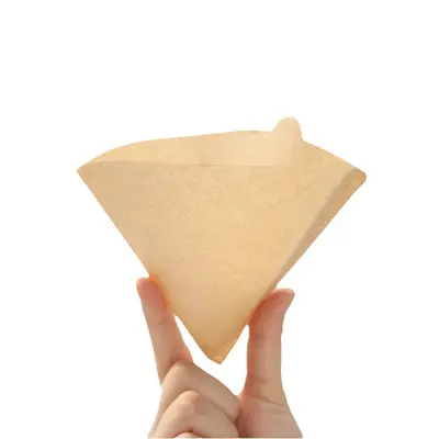 V60 Coffee Filter Paper, Unbleached Wood Pulp, for 1-2-4 Cups