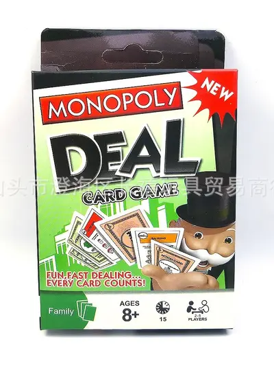 İngilizce Metal Kutulu Emlakçı Kart Oyunu DEAL MONOPOL