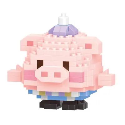 Lele Brothers figurine, assembled building blocks model