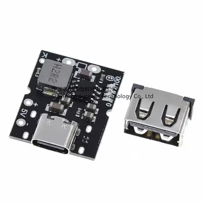 High-precision 5V2A charge and discharge integrated module compatible with 4.2V lithium battery charging module with Type-C input