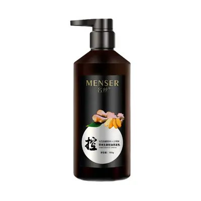 Herbal Ginger and Mugwort Shampoo, Anti-Dandruff and Oil Control Hair Care