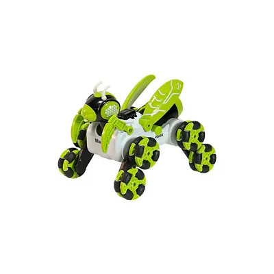 Intelligent eight-wheel stunt car with motion sensing robot toy