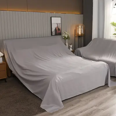 Furniture dust cover dust-proof fabric bed sheet wardrobe cover home decoration cover elastic modern simple - 11