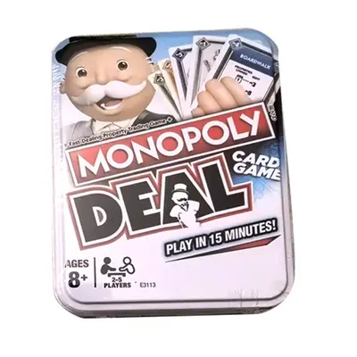 English Tin Box Real Estate Tycoon Card Board Game DEAL MONOPOL - 7