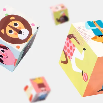 Wooden Versatile Figure Building Blocks, DIY Puzzle Blocks, Educational Wooden Toy