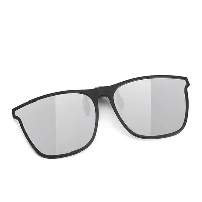 TR90 Polarized Sunglasses with Flip-Up Clip-On Lens, UV400 Protection - 7