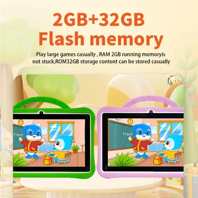 TK Yeni 7 İnç Tablet Dizüstü Toptan Çocuk Öğrenme Makinesi Online Sınıf Çocuk Tablet PC