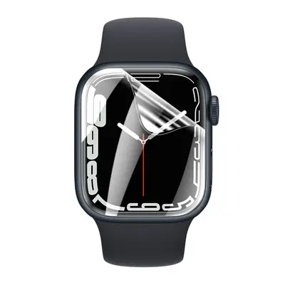 Apple Watch iWatch 8/9/10 kavisli temperli ekran koruyucu film 42/45 mm