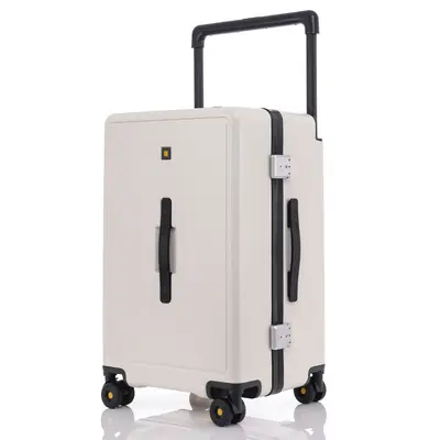 Wide Pull Handle New Style Luggage Suitcase Female 20 Inch Carry-On Trolley Suitcase with Password Lock Male 28 Inch Large Capacity Wheeled Suitcase with Customs Lock - 7