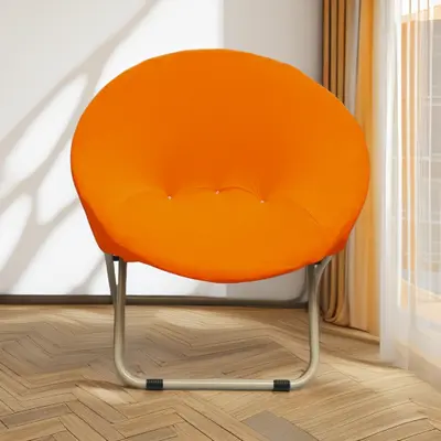 Einfarbiger hochelastischer Milchseide Lazy-Chair-Bezug Mondstuhl-Bezug Schlafsal-Stuhlbezug Büro-Mittagspause-Stuhlbezug