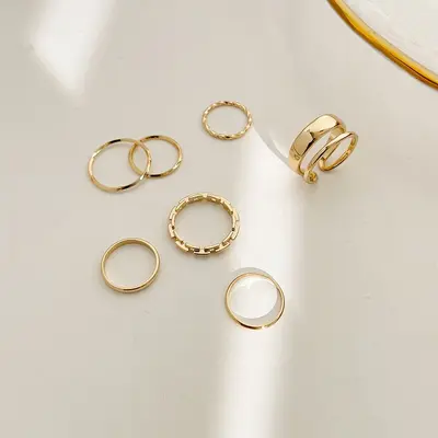 Schmetterlings-Ringset 4-teilig Damen - 13