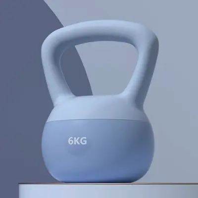 Soft Kettlebell 6 kg, for Women Squat and Hip Strength Training - 12