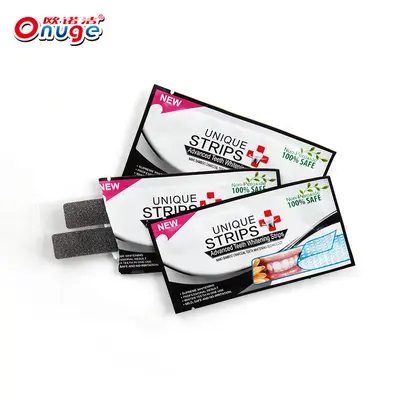 6D Bamboo Charcoal Dry Teeth Whitening Strips, Strong Adhesion - 4