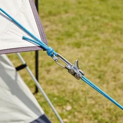Selbstsperrende Spannschnalle aus Zinklegierung für Zeltseile