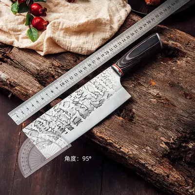 Forged stainless steel chef knife set, thickened, hand-forged - 4