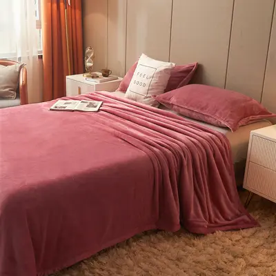 Thick Red Wedding Blanket, Dowry Gift for the Bride's Family - 10
