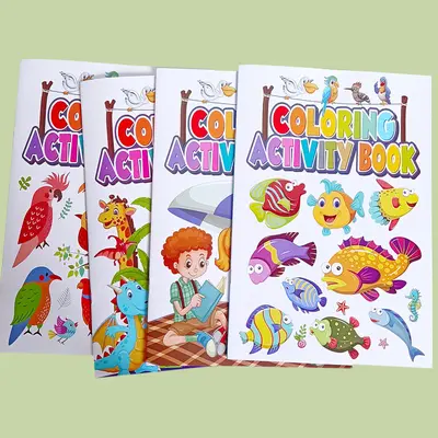 Cartoon Colouring Activity Book for Toddlers and Children - 6