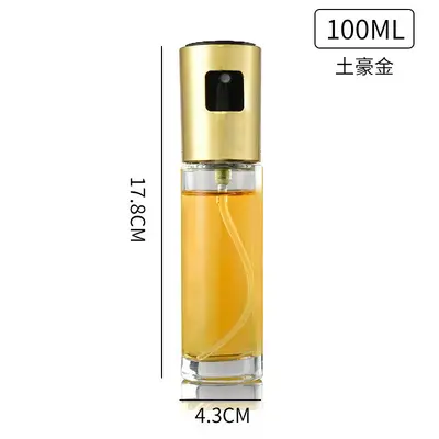 Ölsprühflasche mit Drucksprüher, Glas-Ölsprühflasche, Küchen-Ölsprüher für Zuhause und Grill, rostfreie Stahl-Ölsprühflasche, Ölsprühtopf Sommer - 8