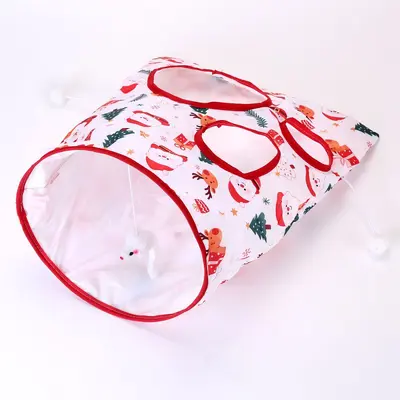Cat Tunnel Toy with Bag for Self-Play and Kitten Exercise - 6