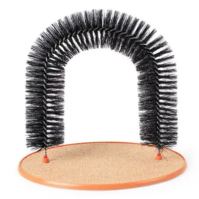 Purrfect Arch Cat Grooming Brush Self-Grooming Rubbing Device Cat Scratch Toy Pet Supplies Dog Arch Thick Sturdy