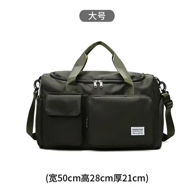 Großhandel neue Trend Sporttaschen für Männer und Frauen, Fitness Taschen mit Trocken- und Nassbereich, Schwimmen Oxford Stoff tragbar mit Schultergurten Reisetaschen - 11